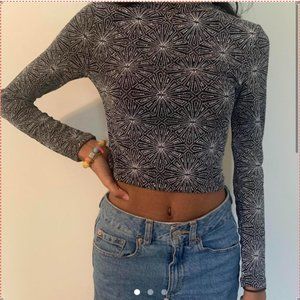 super sparkly and glittery crop top